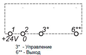 Рис.1. Схема подключения  реле времени ВЛ-63