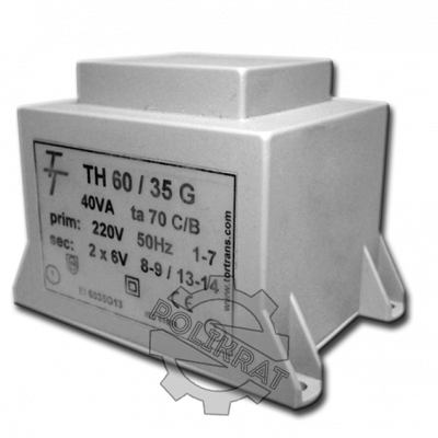 Малогабаритные трансформаторы для печатных плат ТН 60/35 G - фото